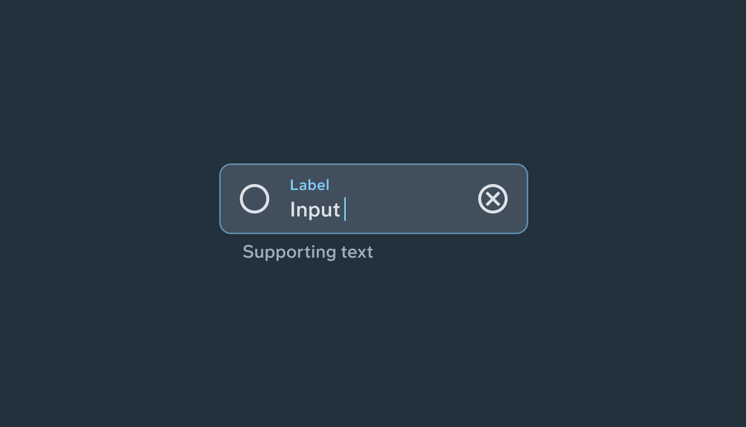 Text fields