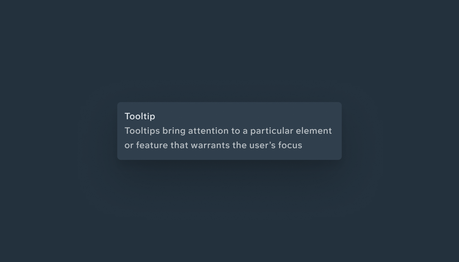 Tooltips