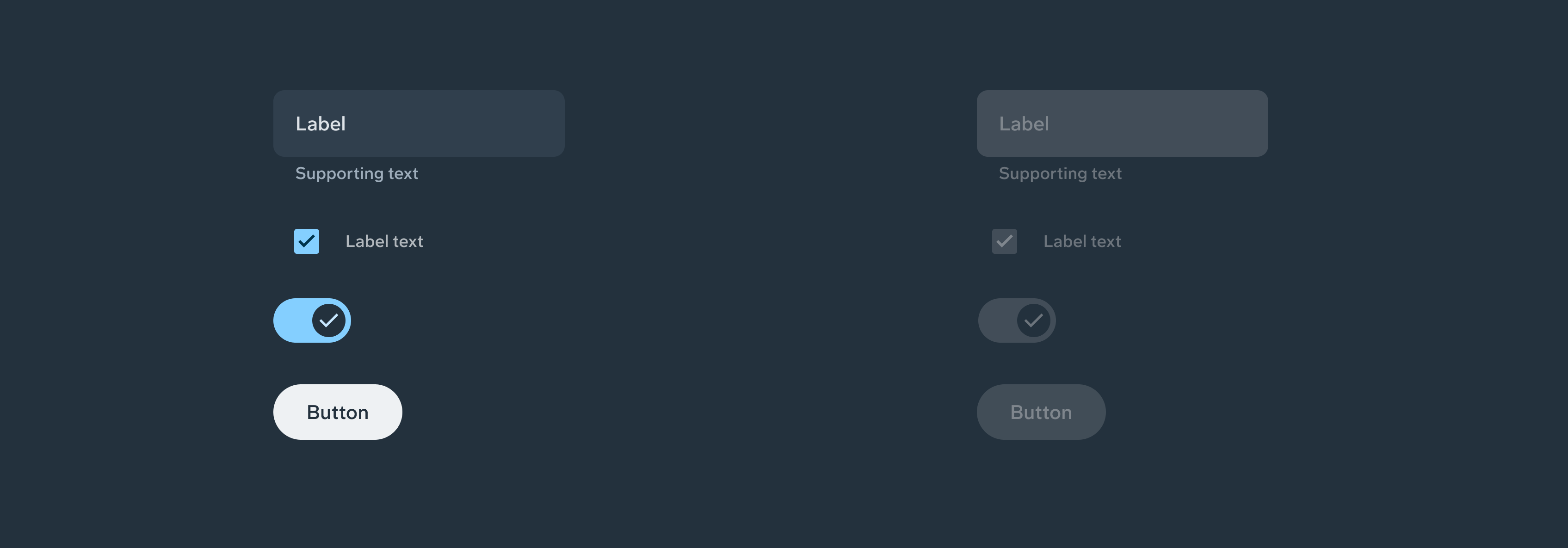 Disabled state inheritance